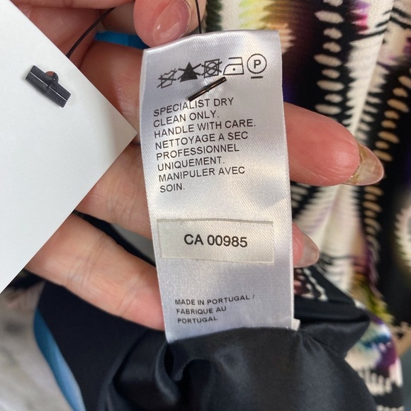 Peter Pilotto Graphic Design Paisley Cottagecore Sheath Dress Size 6. - Picture 9 of 13